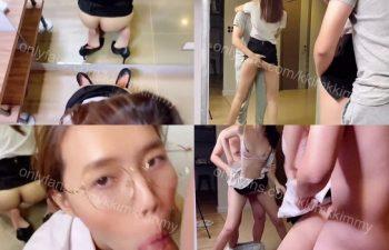 Onlyfans น้องคิมมี่เย็ดคาชุดนักศึกษาโม๊กยืนเด้าท่าหมาแตกใน kkimkkimmy