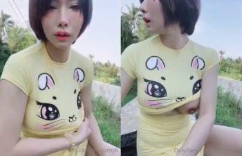 Onlyfans muaymylu น้องแอม สาวเงี่ยนโชว์ช่วยตัวเองเสียวกลางแจ้ง