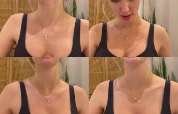 Onlyfans kaybaby1 บลอนด์นมใหญ่เสื้อกล้ามดำบีบนม