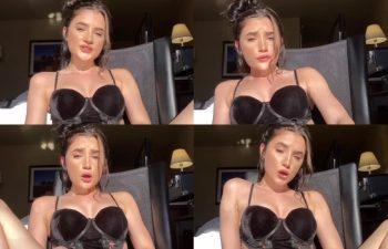 mackzjones Onlyfans คลิปหลุดชุดบอดี้สูทดำแยกขายั่วหี